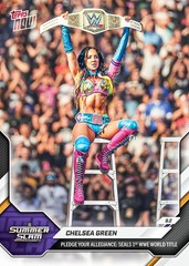Chelsea Green SummerSlam 1st World Title – 2026 WWE Topps NOW – Card 81 Presale