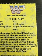 1995 WWF Just Toys Bend Ems Series 2 1-2-3 Kid JusToys WWE