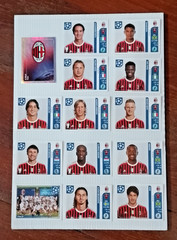 2011-12 Panini UCL Champions League AC Milan Team Lot 14 Zlatan Ibrahimovic Pato
