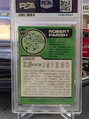 1977-78 TOPPS ROBERT PARISH RC #111 PSA 8