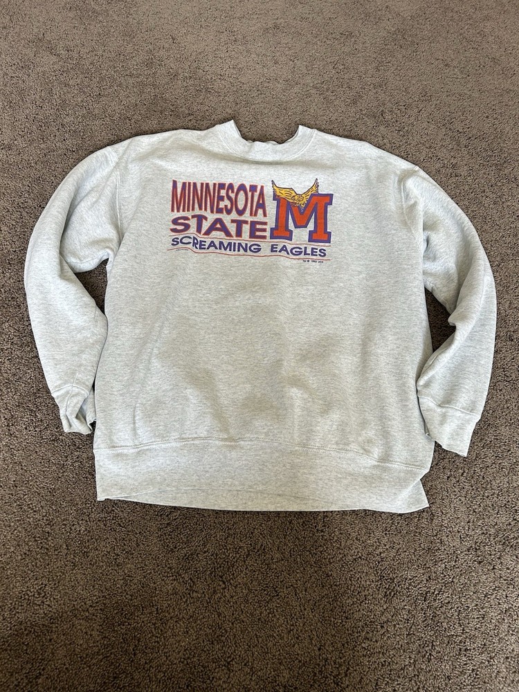 Vintage Minnesota State Screaming Eagles Fruit Of The Loom Crewneck(Fits Like L)