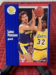 1991 Fleer Sarunas Marciulionis #68 Golden State Warriors