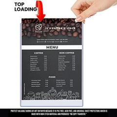 Clear Rigid Certificate Case 8.5×11&Prime; Top-Load Anti-paper Tearing Free Ship US