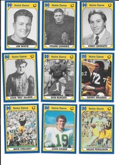 1990 Collegiate Collection Notre Dame Football Trading Cards / U Choose / mb5