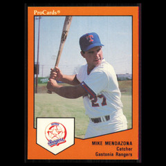Mike Mendazona #1026 1989 ProCards Minor League Team Sets Gastonia Rangers Card