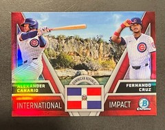 ⚾(you pick) 2024 Bowman CHROME, International Impact Inserts🔴🔵🟡🟢