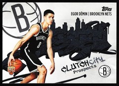 2025-26 Topps #CC-8 Egor Dëmin Clutch City Prospects