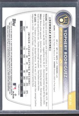 2025 Bowman Chrome Prospects Reptilian Refractor Yophery Rodriguez #BCP-36