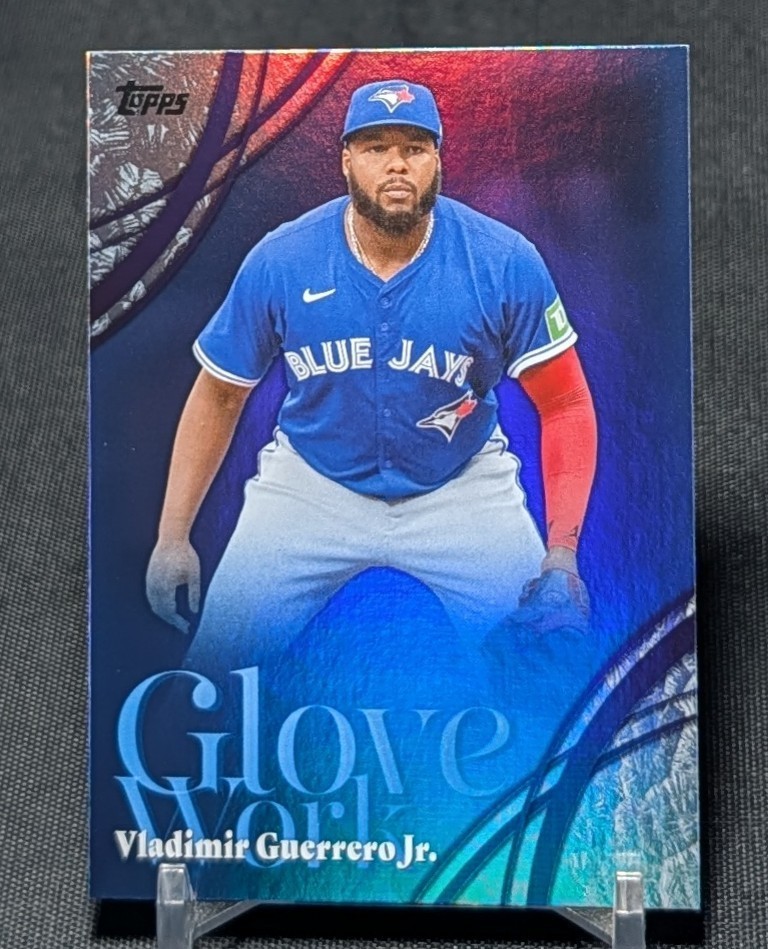 Vladimir Guerrero Jr Glove Work Foil 2026 Topps Series 2 GW-30 Toronto Blue Jays