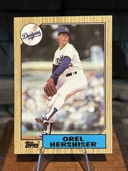 1987 Topps Tiffany Orel Hershiser #385 Dodgers