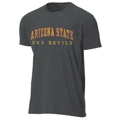 NCAA Arizona State Sun Devils Men&rsquo;s Arched Letters Vintage Sheer Tee, Small, …