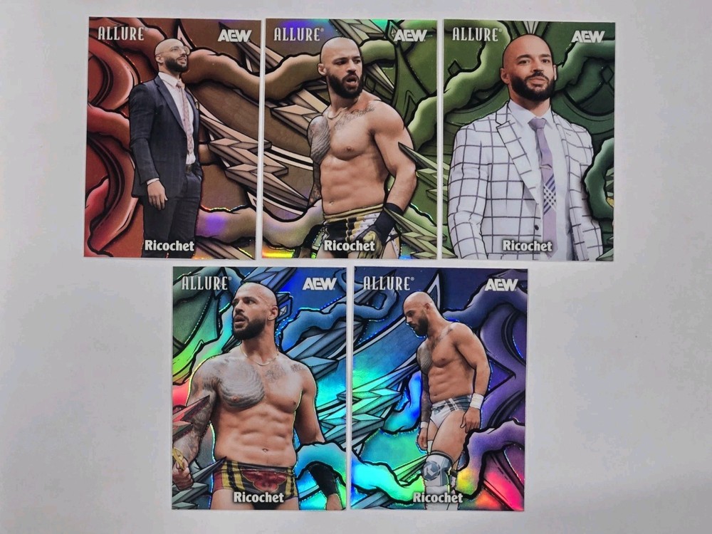 2026 AEW Allure Ricochet Color Flow Set Red Orange Yellow Green Blue Purple