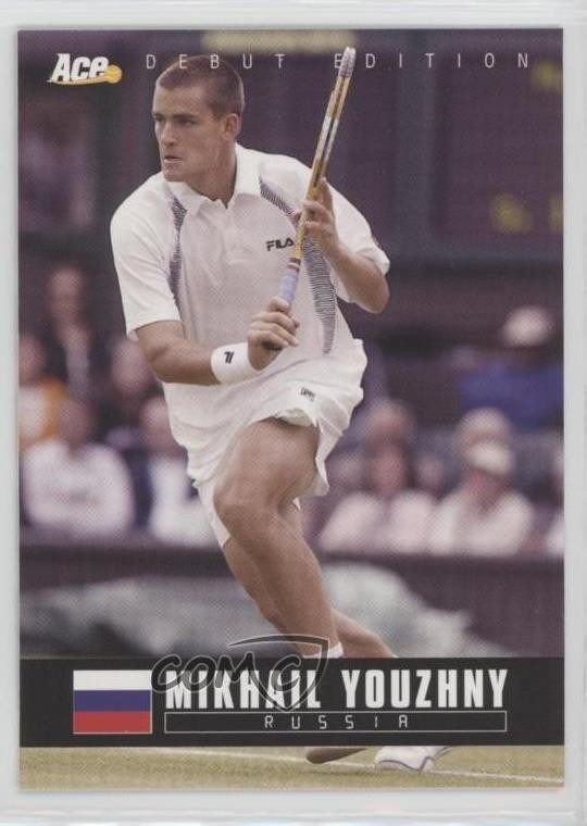 2005 Ace Debut Edition Mikhail Youzhny #45 Rookie RC 0s5