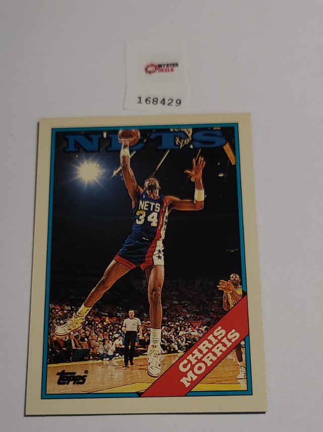 1992 Topps 93 Topps Archives Chris Morris New Jersey Nets #108