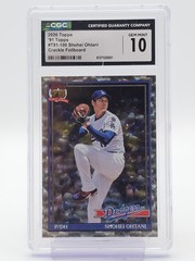 SHOHEI OHTANI 2026 TOPPS 91 TOPPS CRACKLE FOILBOARD #T91-100 Q7285