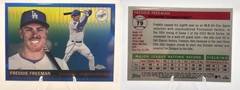 2026 Topps Chrome Freddie Freeman #79 Blue Prism Refractor