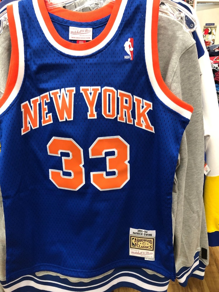 PATRICK EWING NEW YORK KNICKS NBA JERSEY NBA BOYS/YOUTH MITCHEL & NESS ROYAL