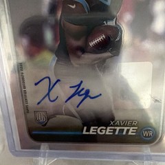 2024 Topps Chrome – Rookie Autographs Xavier Legette #RA-XLE (AU, RC)