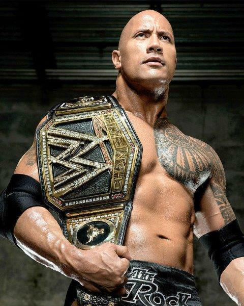 THE ROCK Dwayne Johnson WWF WWE Glossy 8 x 10 Photo Poster Wrestling Man Cave