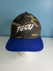 FGCU Eagles Camo Snapback Hat Top Of The World Blue Brim NCAA NWT