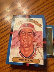1988 Donruss Diamond Kings Jack Clark St Louis Cardinals Baseball Team Card #15