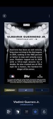 Vladimir Guerrero Jr Digital 1/1 Superfractor Hit The Lights