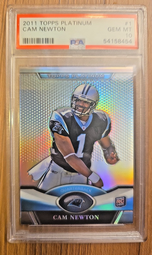 2011 Topps Platinum #1 Cam Newton RC Rookie PSA 10 Gem Mint Panthers