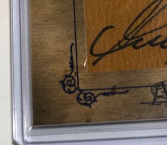 2004 Donruss Leather & Lumber Garret Anderson Leather Cuts Auto /224 Angels