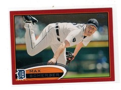 2012 Topps Target Red Border Max Scherzer Card #162 NR-MT