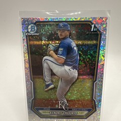 KENDRY CHOURIO 2026 BOWMAN CHROME 1ST MINI-DIAMOND REFRACTOR #BCP-7 ROYALS