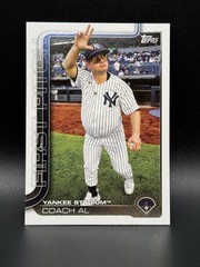 Coach Al Nicky Cass 2025 Topps Series 1 First Pitch #FP-4 New York Yankees