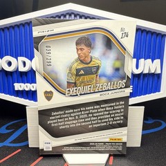 Panini Prizm FIFA Exequiel Zeballos #174 Orange Mosaic RC /299 Boca