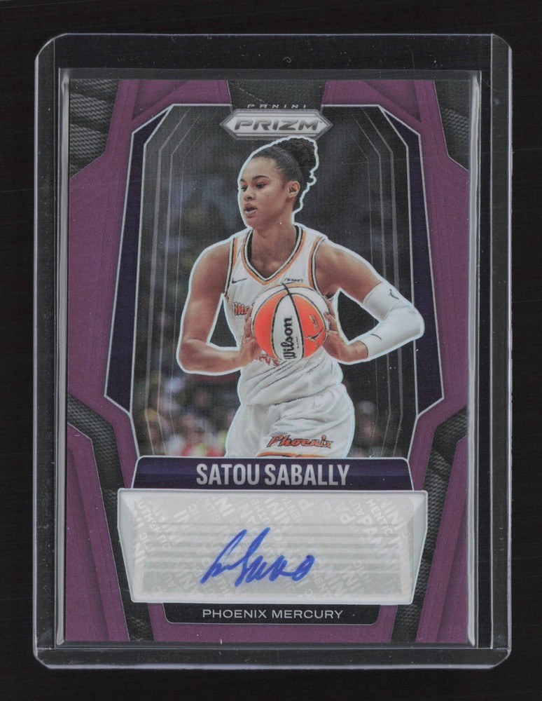 2025 Panini Prizm WNBA Satou Sabally Purple auto /49