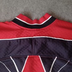 Vintage Umbro Goalkeeper Jersey Mens S Black Red Elbow Pad Shirt Football Soccer