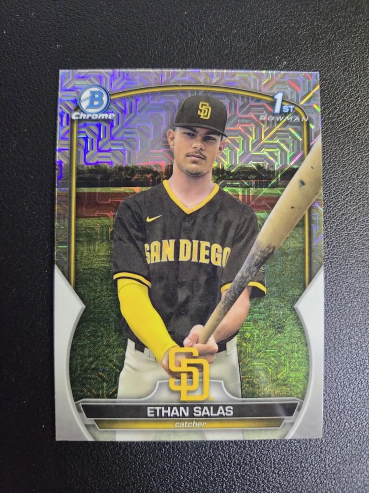 2023 Bowman Chrome – Prospects Ethan Salas #BCP-171 Mojo Refractor (RC)