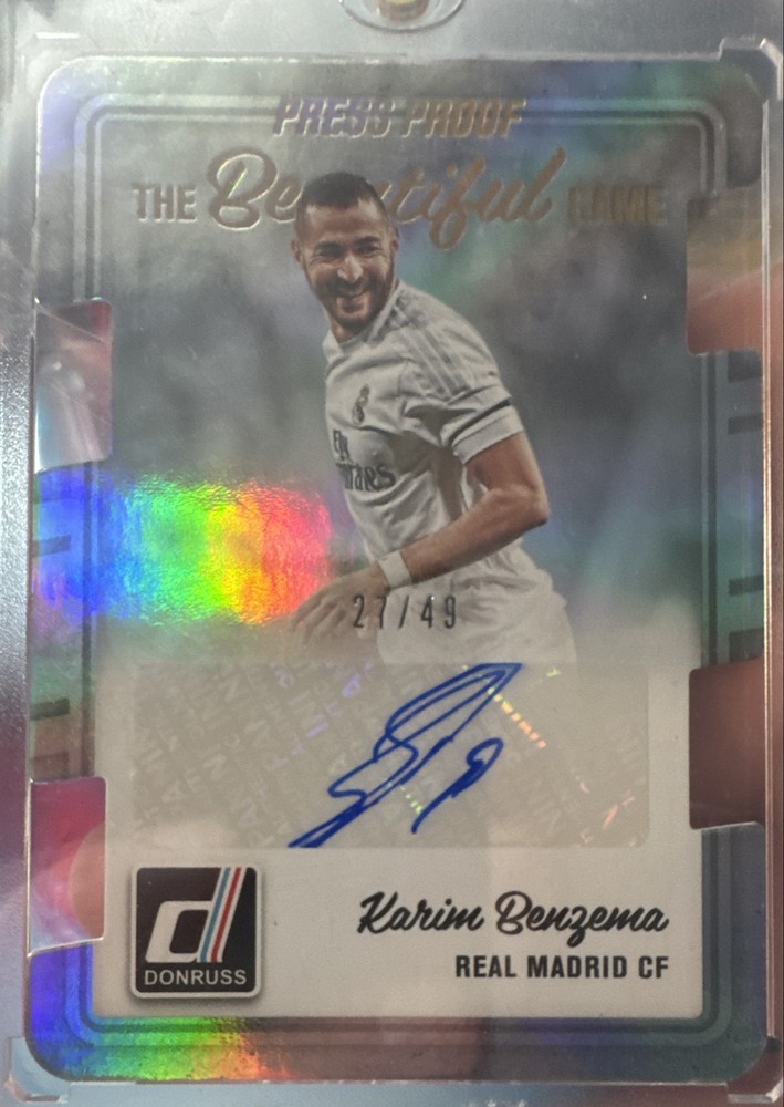 2016-17 Panini Donruss – The Beautiful Game Signatures Karim Benzema #BG-KB…