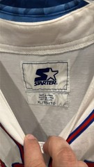 NBA All-Star Basketball Jersey White Button Front Starter Mens XL