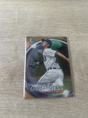 2020 Bowman Draft Riley Greene #GOG-RG Glimpses of Greatness Gold Refractor /50