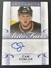 2014-15 Upper Deck Artifacts – Auto Facts Cam Fowler #A-CF (AU)