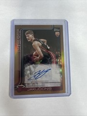 2025-26 Topps Kasparas Jakucionis Gold Rookie Autograph /50 Heat!!! 🔥