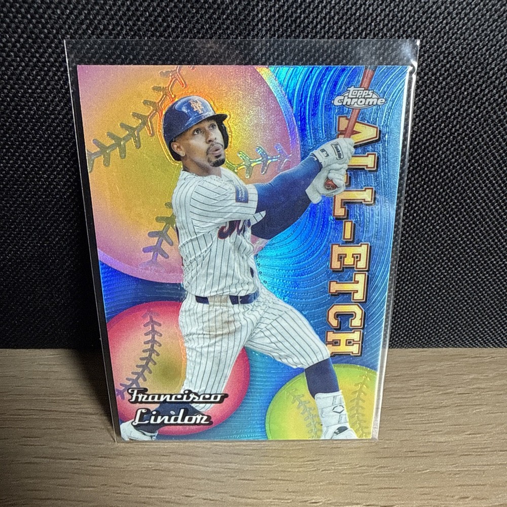2024 Topps Chrome Update #CAEU-5 Francisco Lindor Chrome All-Etch