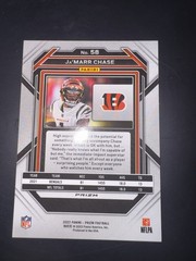 2022 Panini Prizm Ja&rsquo;Marr Chase #58 Snakeskin Prizm SSP Case Hit Bengals