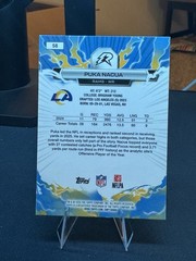Puka Nacua 2025 Topps Resurgence #58 Black and White Surge /399 Rams