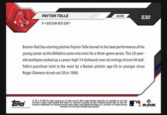 Payton Tolle RC Red Sox 2026 MLB Topps NOW Card 530 Presale