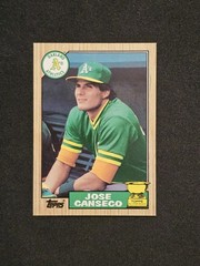 1987 Topps – Jose Canseco (RC) #620
