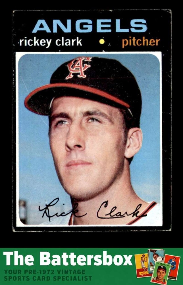 1971 Topps #697 Rickey Clark SP VG/VGEX X3784159