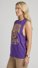 Junk Food Womens NFL Minnesota Vikings Vintage Muscle Tank Top Shirt New XXS-2XL