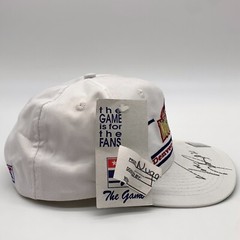 Vintage Denver Nuggets NBA Split Bar Snapback Hat The Game Signed Tom Hammonds