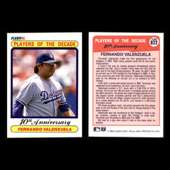 Fernando Valenzuela Lot 12 Different Baseball Cards 1986-2004 LA Dodgers/BAL/SD