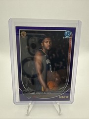 DERIK QUEEN 2025-26 BOWMAN CHROME ROOKIE PURPLE REFRACTOR /250
